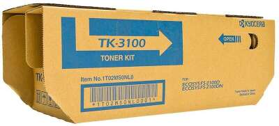 тонер-картридж Kyocera TK-3100/ Toner Cartridge Kyocera TK-3100 12 500 pages for FS-2100D, FS-2100DN, ECOSYS M3040dn, ECOSYS M3540dn