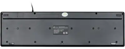Клавиатура Оклик 520M2U черный/черный USB slim Multimedia