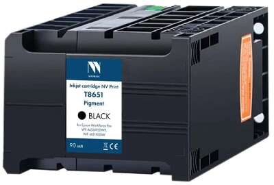 Струйный картридж NV Print T8651 (NV-C13T865140) Black для  Epson WorkForce Pro WF-M5690DWF, WF-M5190DW (10 000 стр)