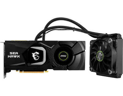 Видеокарта MSI nVidia GeForce RTX 2080 Ti SEA HAWK X 11Gb GDDR6 PCI-E HDMI, 3DP