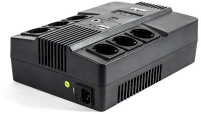 ИБП БАСТИОН SKAT-UPS 600 AI, 600 VA, 360 Вт, EURO, черный
