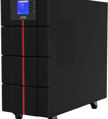 PowerCom Macan MAC-6000 ИБП {On-Line, 6000VA / 6000W, Tower, IEC, LCD, Serial+USB, SNMPslot, подкл. доп. батарей} (1439699)