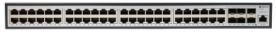 Коммутатор ORIGO Управляемый L3 коммутатор, 48x1000Base-T, 6x10GBase-X SFP+, консольный порт RJ-45, комплект для установки в 19" стойку