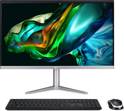 Моноблок Acer C24-1300 23.8" FHD R 3 7320U 2.4 ГГц/8/256 SSD/WF/BT/Cam/Kb+Mouse/без ОС,черный