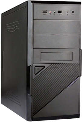 Корпус ExeGate BA-201, черный, mATX, 500W (EX284021RUS)