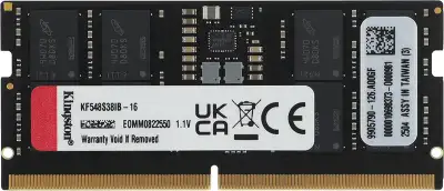 Память DDR5 16GB 4800MHz Kingston KF548S38IB-16 Fury Impact RTL PC5-38400 CL38 SO-DIMM 262-pin 1.1В single rank Ret