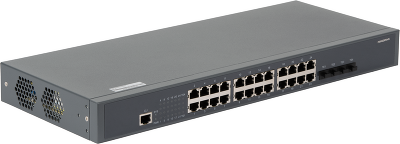 Управляемый коммутатор L3 NIKOMAX 24 BASE-T 1000Mb/s портов, 4 1/10G SFP+, 1 Console. 1U 19