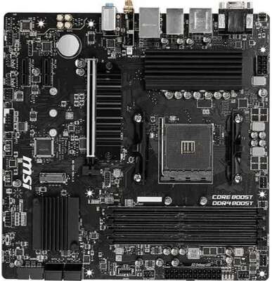 MSI B550M PRO-VDH WIFI {Soc-AM4 AMD B550 4xDDR4 mATX AC`97 8ch(7.1) GbLAN RAID+HDMI+DP}