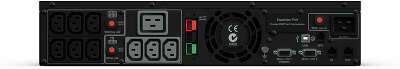 ИБП CyberPower PR3000ELCDRT2U, Rackmount, Line-Interactive, 3000VA/2700W, 9 IEC-320 С13, 1 IEC C19 розеток, USB&Serial, RJ11/RJ45, SNMPslot, LCD дисплей, Black, 0.5х0.6х0.3м., 45.1кг./ UPS Line-Interactive CyberPower PR3000ELCDRT2U 3000VA/2700W USB/RS-232