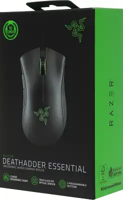 Мышь Razer DeathAdder Essential черный оптическая 6400dpi USB 5but (RZ01-03850100-R3M1)