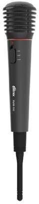 RITMIX RWM-100 black {100 Гц - 10000 Гц, 600 Ом, -72 Дб, > 85 дБ, КНИ <- 0,2%, максимальная девиация: ± 30 КГц, переключатель вкл./выкл., 3 pin XLR - Jack 6.3 mm, 3 м, питание микрофона: 1,5 В}