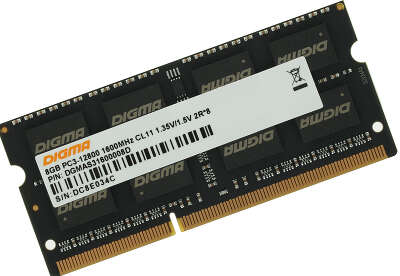 Модуль памяти DDR-III SODIMM 8Gb DDR1600 Digma (DGMAS31600008D)