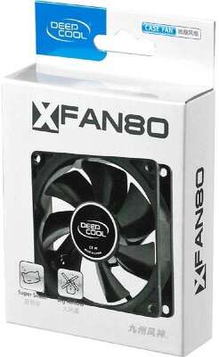 Case fan Deepcool XFAN 80 {80x80x25, Molex, 20dB, 1800rpm, 82g}
