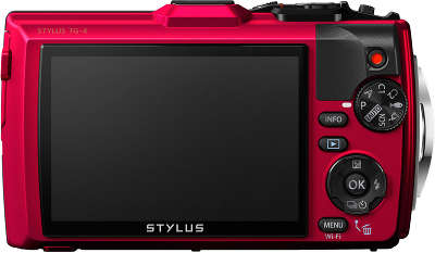 Цифровая фотокамера Olympus Tough TG-4 Red