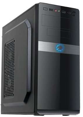 Корпус PowerCool S2002BK, черный, ATX, 500W (S2002BK-500W)