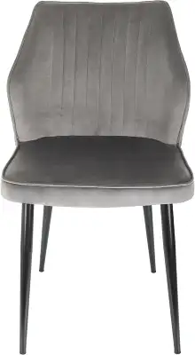 Стул для дома Бюрократ CH-K5_2 комплект 2шт т.серый Holland 18 металл черный на ножках (CH-K5_1/HL18_2)