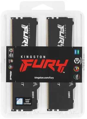 Набор памяти DDR5 DIMM 2x8Gb DDR6000 Kingston FURY Beast RGB (KF560C40BBAK2-16)