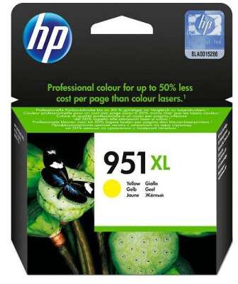 Картридж струйный HP 951XL CN048AE желтый (1500стр.) для HP OJ Pro 8100/8600