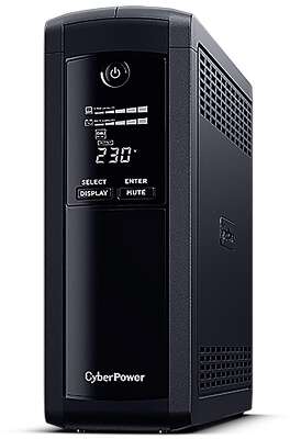 Источник бесперебойного питания ИБП Line-Interactive CyberPower VP1200EILCD  1200VA/720W USB/RS-232/RJ11/45  (4 + 4 IEC С13) 