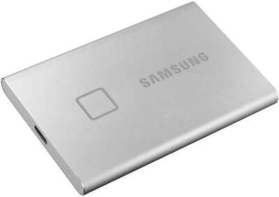 Внешний SSD Samsung 500GB T7 Touсh, 1.8", USB 3.2/Type-C, серебристый (MU-PC500S/WW)