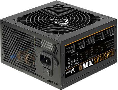 Блок питания FORMULA (AEROCOOL) 700W KCAS PLUS 700 (ATX, 80+Bronze, APFC, 20+4 pin, 4xPCIe 6+2P, 4хMolex, 7xSATA, 120mm fan, RTL) (KCAS PLUS 700 (F