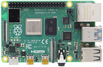 Микрокомпьютер Raspberry Pi 4 Model B 4Gb (44589)