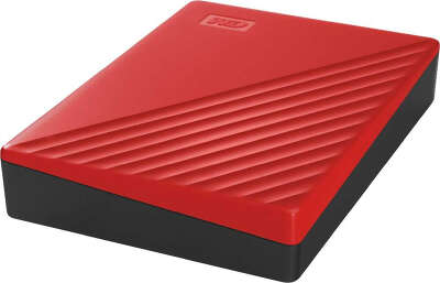 Жесткий диск WD USB3.2 Gen1 4TB WDBPKJ0040BRD-WESN My Passport 2.5" красный