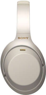 Беспроводные наушники Sony WH-1000XM3, с шумоподавлением, серебристые