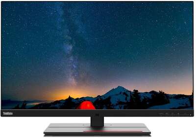 Монитор Lenovo 27" P27u-20, 16:9, IPS, UHD, 4ms, 450cd, 60Hz, HDMI, DP, USB, USB-C, 1xThunderbolt, LAN, SPK, HAS