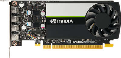 Видеокарта NVIDIA T1000 4Gb DDR6 PCI-E 4miniDP
