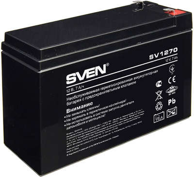 Батарея аккумуляторная для ИБП12V 7A,h SVEN SV1270