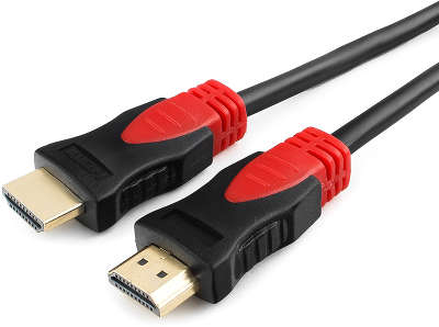 Кабель HDMI Cablexpert, серия Silver, длина 1,8 м, v1.4, M/M, позол.разъемы, феррит. кольца, коробка