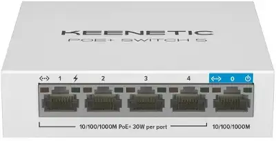 Keenetic PoE+ Switch Keenetic PoE+ Switch 5 (KN-4610)