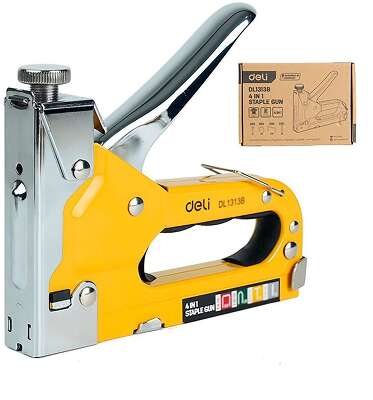 Мебельный степлер Deli DL1313B 4-в-1