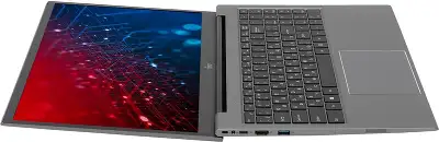 Ноутбук IRU Planio 15INPR N-series N100 16Gb SSD512Gb Intel UHD Graphics 15.6" IPS FHD (1920x1080) без ОС grey WiFi BT Cam 5000mAh (2081105)