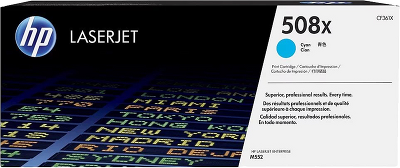 HP 508X Cyan Original LaserJet Toner Cartridge (CF361X)