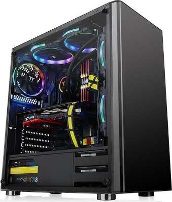 Корпус Thermaltake V200 Tempered Glass Edition, черный, ATX, Без БП (CA-1K8-00M1WN-00)