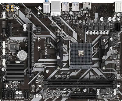 Материнская плата mATX LGAAM4 GIGABYTE B450M K