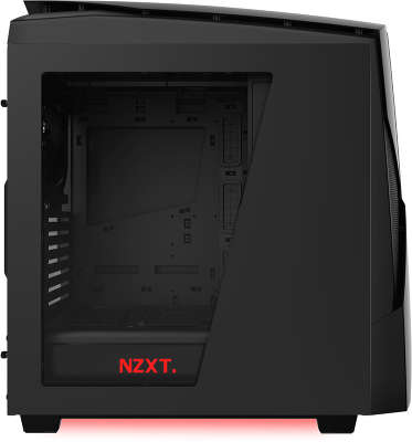 Корпус NZXT Noctis 450 черный/красный без БП ATX 7x120mm 5x140mm 2xUSB2.0 2xUSB3.0