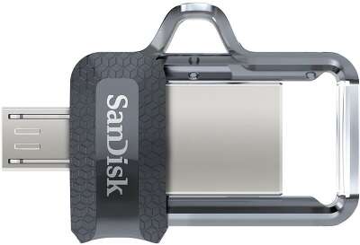 Флеш Диск Sandisk 64Gb Ultra Dual SDDD3-064G-G46 USB3.0 черный