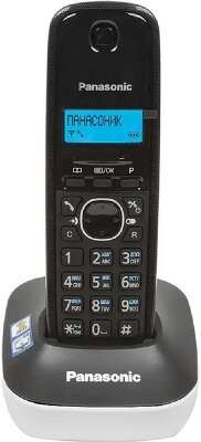 Panasonic KX-TG1611RUW (белый) {АОН, Caller ID,12 мелодий звонка,подсветка дисплея,поиск трубки}