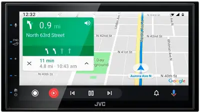 Автомагнитола JVC KW-M560BT 2DIN 4x50Вт v4.2 6.8" RDS
