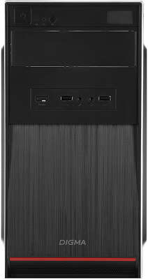 Корпус Digma DC-MATX100-U2, черный, mATX, Без БП (DC-MATX100-U2)