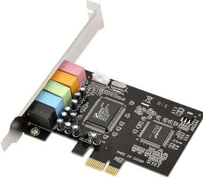 Звуковая карта PCI-E 8738 (C-Media CMI8738-SX) 5.1, OEM