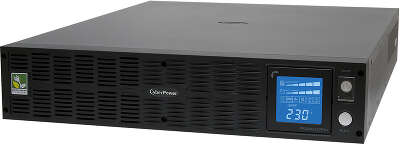 ИБП CyberPower PR3000ELCDRT2U, Rackmount, Line-Interactive, 3000VA/2700W, 9 IEC-320 С13, 1 IEC C19 розеток, USB&Serial, RJ11/RJ45, SNMPslot, LCD дисплей, Black, 0.5х0.6х0.3м., 45.1кг./ UPS Line-Interactive CyberPower PR3000ELCDRT2U 3000VA/2700W USB/RS-232
