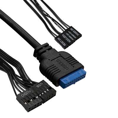 Корпус ExeGate CP-606U, черный, ATX, Без БП (EX292993RUS)