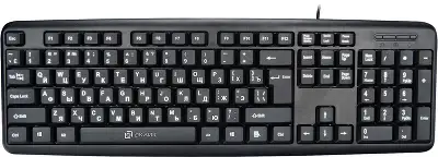 Клавиатура Оклик 180V2 черный USB (1185956)