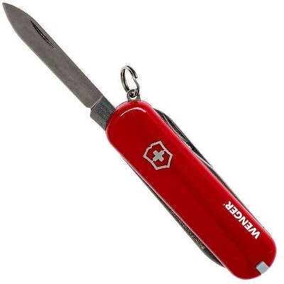 Нож перочинный Victorinox Wenger (0.6423.91) 65мм 7функц. красный карт.коробка