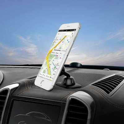 Автодержатель Aukey Magnetic Dash Phone Car Mount Holder, чёрный [HD-C13]