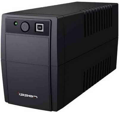 ИБП IPPON Back Basic 650S Euro black (линейно-интерактивный, 650VA, 360W, 3xEURO, USB) (1373874)